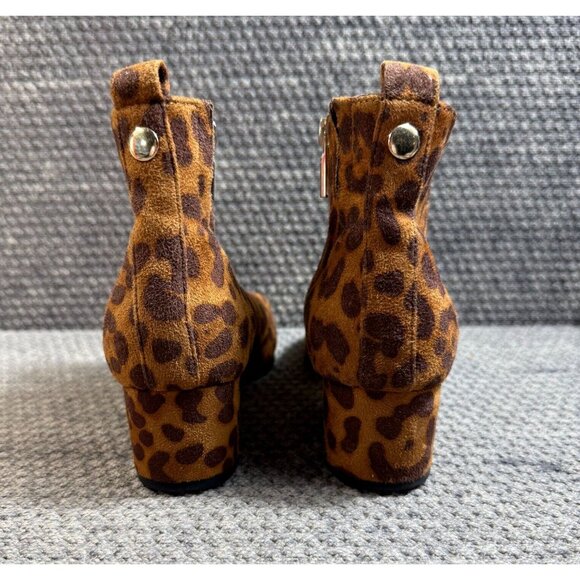 Women's Target Leopard Print Boots Booties Size 6 - Picture 2 of 8
